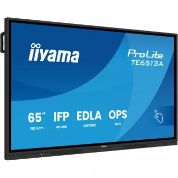 iiyama TE6513A-B1AG Pantalla interactiva plana para señalización digital 163,8 cm (64,5