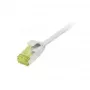 Cable de red RJ45, CAT6A 500 MHz, 0,5 m, gris, U/FTP, cable redondo Slimline d=3,8 mm, TPE/LSZH (Superflex), AWG32, con cable Cat.7, Synergy 21 (S217302V3)