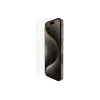Belkin | ScreenForce Pro | UltraGlass2 protección de pantalla antimicrobiana | Apple | Para iPhone 15 Pro | Vidrio | Transparente | Protección de pantalla transparente