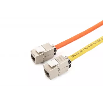 Módulo Keystone Digitus CAT 6A, apantallado, con gestor de cables inteligente