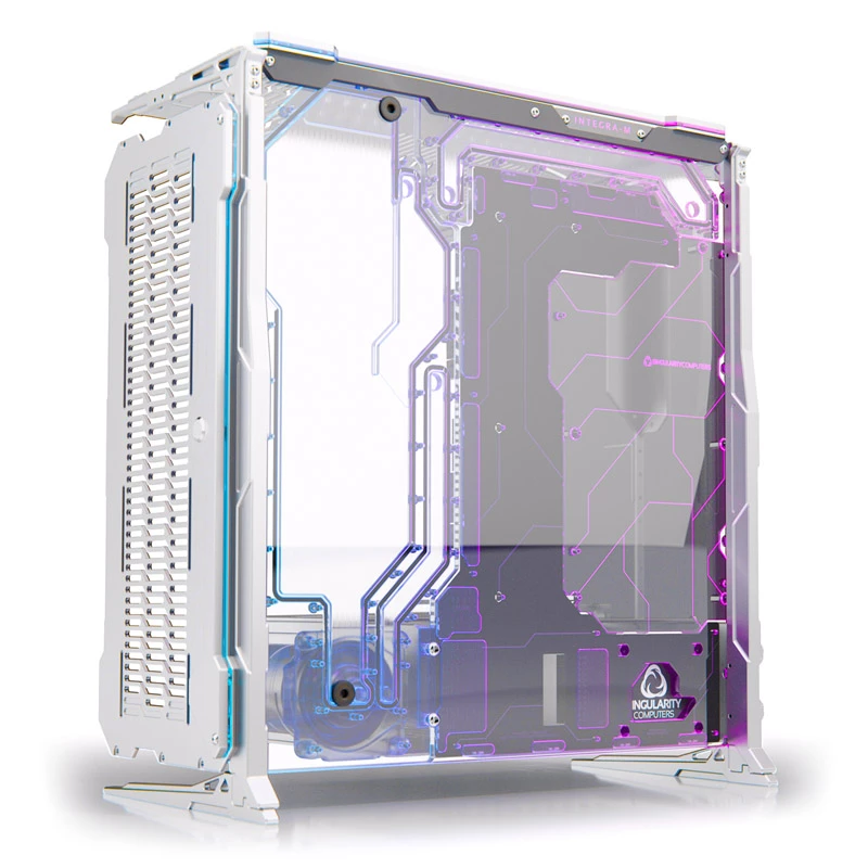Singularity Computers Spectre Integra-M Elite caja de PC, plateada