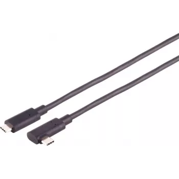 Cable USB S/CONN 30-42055 5 m USB 3.2 Gen 2 USB-C negro