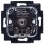 Regulador de giro empotrable Busch-Jaeger 2117/11 U, 230 V AC, 50–60 Hz, negro