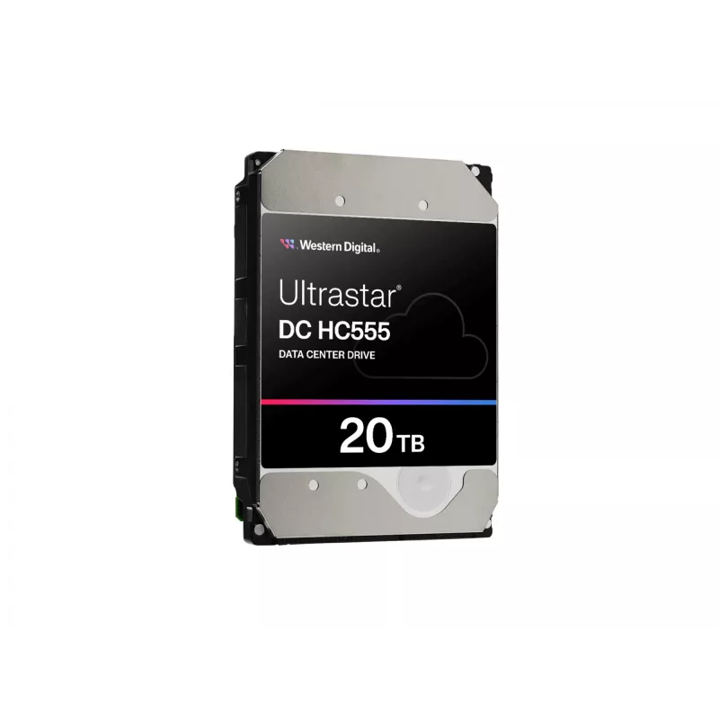 WD Ultrastar DC HC555 - Disco duro - Centro de datos - Cifrado - 20 TB - Interno - 8,9 cm (3,5 pulgadas)