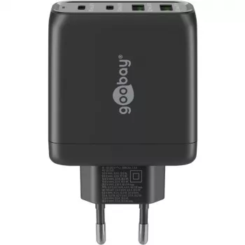 Goobay 64817 Cargador para dispositivos móviles auriculares - smartphone - tablet negro carga rápida AC interior (64817)