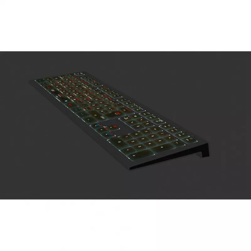Teclado Logickeyboard LKB-OSX-A2M-DE USB QWERTZ alemán negro (LKB-OSX-A2M-DE)