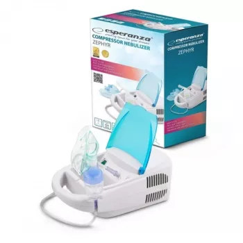 Nebulizador de mesa ESPERANZA ECN002 — nebulización de 0,4 ml/min, capacidad de 10 ml, mascarilla para adultos y niños, boquilla, 220 V
