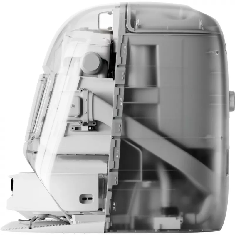 Robot aspirador con función de fregado DJI ROMO P (versión con depósito de agua) — Gris/Blanco, 0,26 l de polvo, 4 l de agua limpia / 3,2 l de agua sucia, batería de 5000 mAh