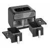 Freidora de aire doble Amica AFM 7020, 8 L, 2400 W, negra