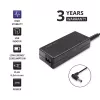 Fuente de alimentación Qoltec 51774 para monitor LG 25W | 1,3A | 19V | 6,5 * 4,4 + cable de alimentación