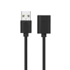 Cable alargador USB AM-AF 1,8 m negro