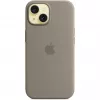 Funda de silicona con MagSafe para iPhone 15 – Clay