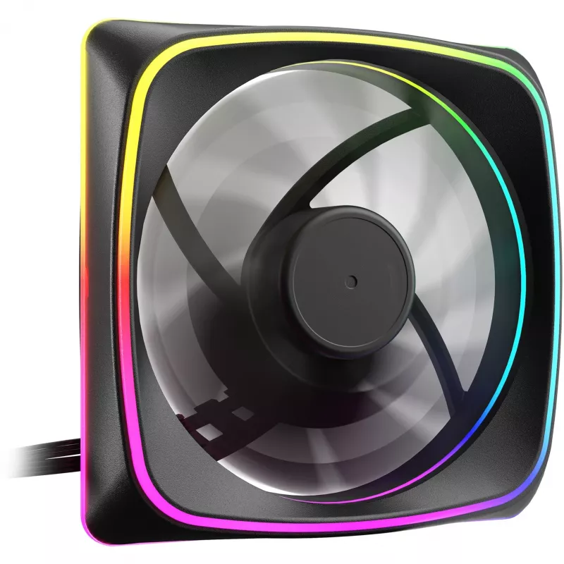 Ventilador de caja SHARKOON SHARK Lights ARGB PWM 120mm - Negro