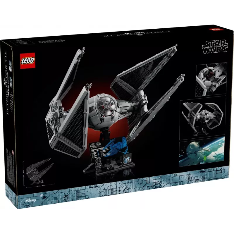 LEGO Star Wars Interceptor TIE modelo 75382 — detallado set de construcción de caza estelar, 1931 piezas, 18+
