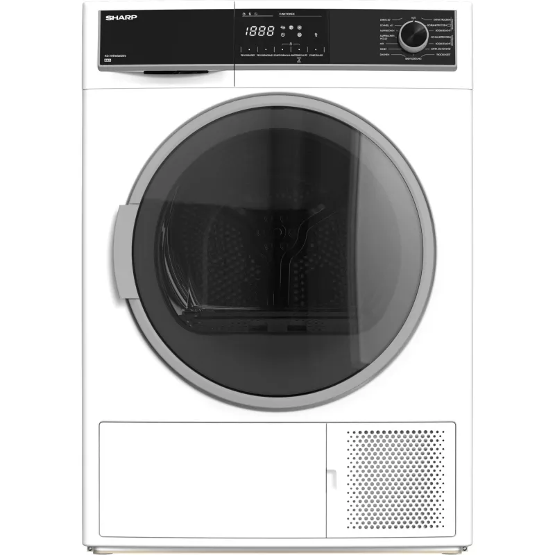 Sharp KD-HHH8S8GW3-DE secadora de ropa independiente carga frontal 8 kg blanco
