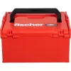 Caja de herramientas FISCHER L-BOXX FLB 238 vacía, rojo/negro, maletín de almacenamiento modular