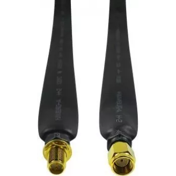 ALLNET ANT-CAB-RSMA-RSMA-40-W cable coaxial 0,4 m RP-SMA negro (ANT-CAB-RSMA-RSMA-40-W)