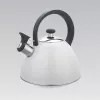 Maestro MR-1302-WG hervidor con silbato para fuego, 2,5 l, blanco