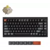 Teclado mecánico Keychron V1 Ultra 8K — formato 75%, QWERTY, Bluetooth, RGB, negro