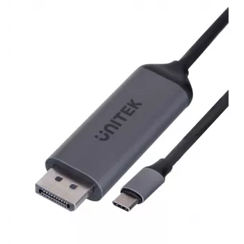 Adaptador UNITEK USB-C, DISPLAYPORT 1.4, 8K@60HZ, 1,8M, V1423C