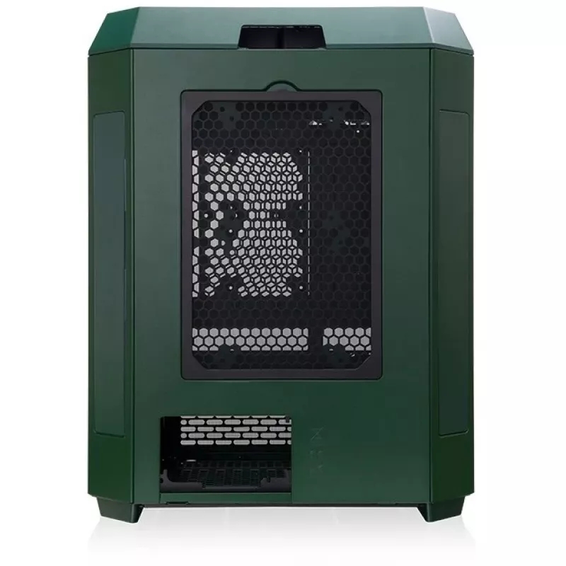 The Tower 600, caja torre Verde oscuro, cristal templado x 3