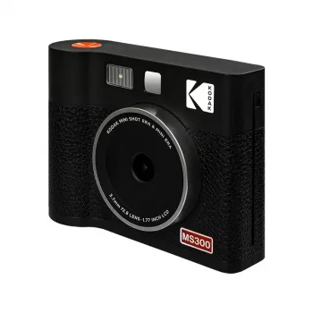 Cámara instantánea Kodak Mini Shot 3 Era – negra, tecnología de impresión 4Pass