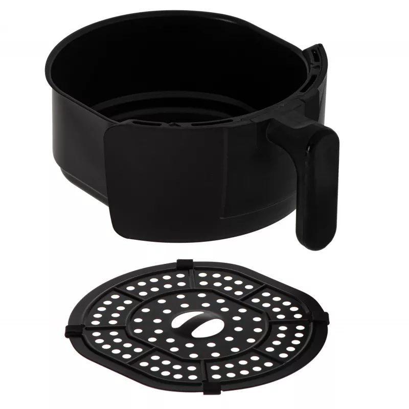 Freidora de aire Adler AD 6312 — 2,5 L, 1600 W, negra, 80–200 °C, temporizador de 60 minutos
