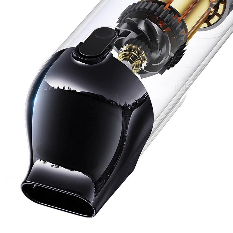 (Negro) Baseus A5 Aspirador para coche 16000pa 130W Aspirador para coche 7500mAh Aspirador doméstico