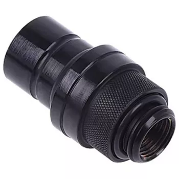Racor Alphacool 17440 — racor de latón para refrigeración de ordenador, negro, 32×86×32 mm