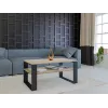 Mesa de centro Topeshop MODERN 1P SON CZ mesa auxiliar / mesa esquinera de centro forma rectangular 2 patas