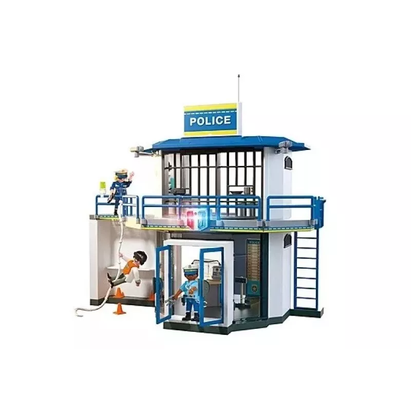 Playmobil Action Heroes 71874 comisaría de policía con sala de interrogatorios