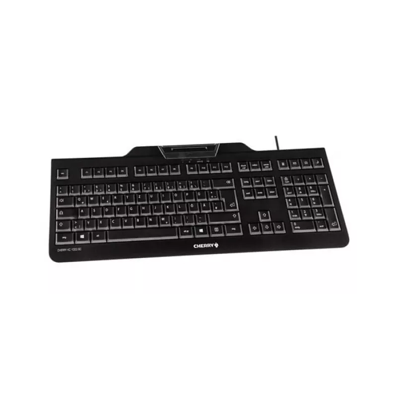 CHERRY KC 1000 SC teclado USB QWERTZ suizo negro