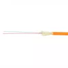 Microcable de fibra óptica Fiberhome 2,5 mm, 2 FO G.657A1, cubierta PE, naranja, bobina de 4 km
