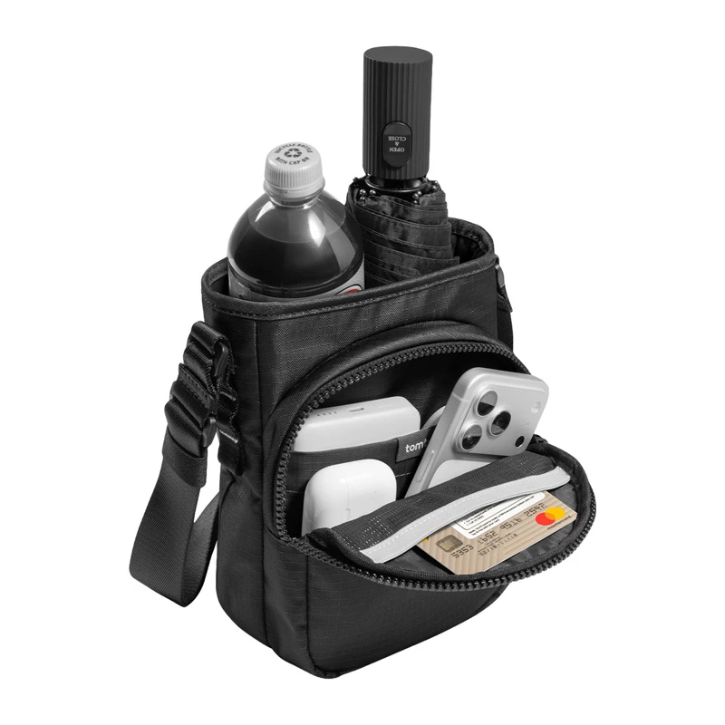 Bolsa bandolera Tomtoc G50 Switch 2 JoyCarry Sling — negra