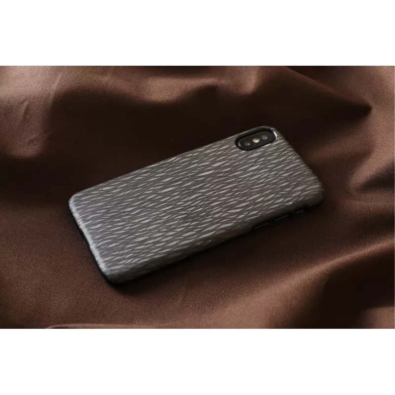Funda para móvil man and wood para iPhone X/XS — funda Carbalho negra