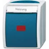 BUSCH-JAEGER Interruptor de emergencia para calefacción 2601/2SKWNH-53 ocean Apagado 2 polos con placa de identificación 2601/2SKWNH-53 (1085-0-1610)