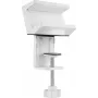 SpeaKa Professional soporte universal de fijación para regleta de enchufes SP-PSH-001 SP-13403152 blanco 1 ud.