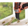 Taladro Black & Decker MT218KB 800 rpm negro, naranja 1,46 kg
