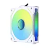 Ventilador Lian Li UNI FAN SL-INF Wireless ARGB PWM de 120 mm — blanco, sistema de ventiladores modular magnético