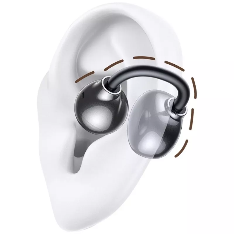 Auriculares Bluetooth R02 Clip-on grises