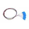 Set de pigtails SC/UPC monomodo Extralink G.652D 900µm FTTH 1,5 m 12 uds. 12 colores