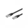 Wentronic Goobay cable de red CAT 5e, SF/UTP, negro, 20 m - mezcla de cobre CCA (68670)