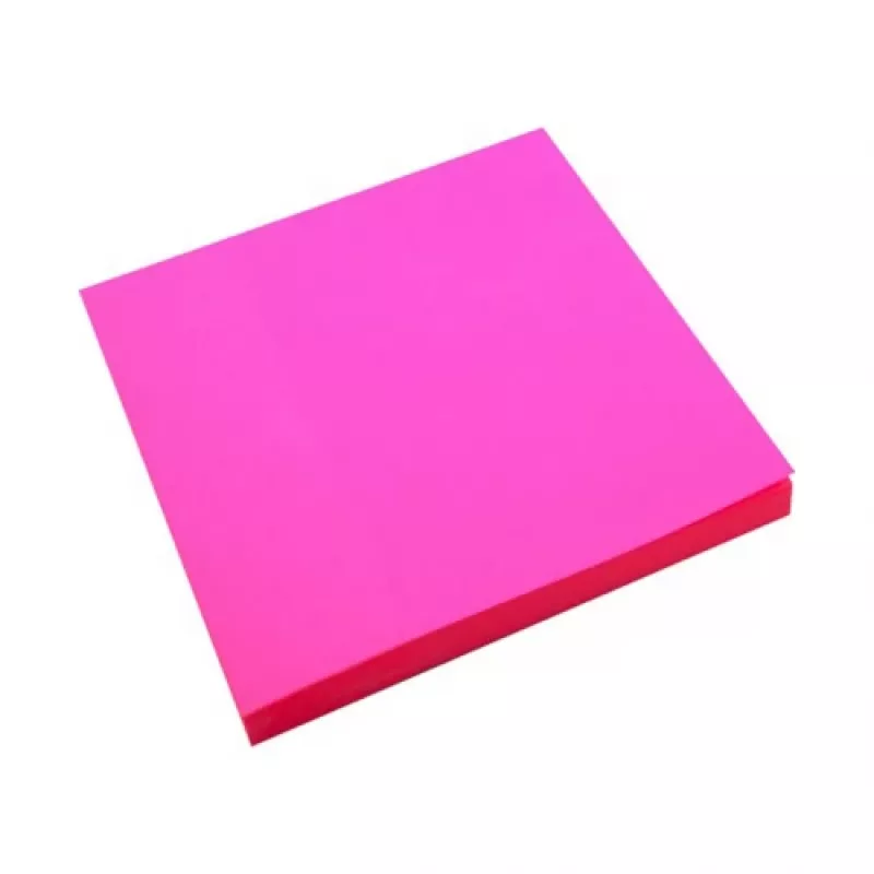 Notas adhesivas Forpus, neón, 75x75 mm, rosa (1x80)
