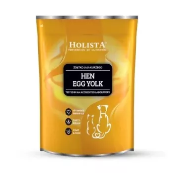 HOLISTA Yema de huevo de gallina - Complemento alimenticio para perros y gatos - 500g