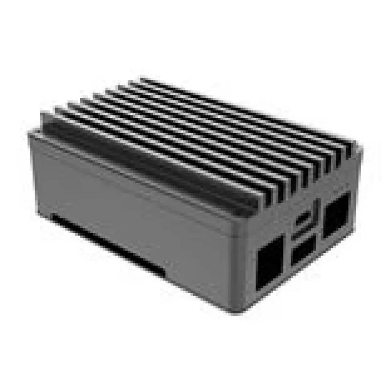 Akasa Skyline 3 Pro carcasa de aluminio sin ventilador para Asus Tinker Board 3/3s, negro