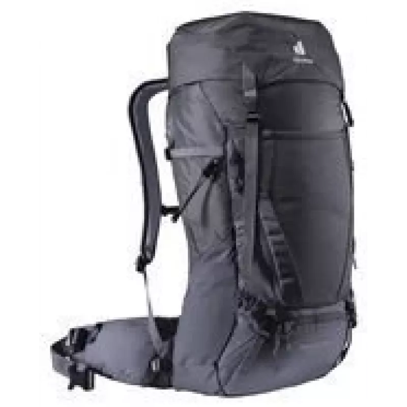 Mochila DEUTER Futura Air Trek 45 L — mochila de alpinismo unisex, 45 L (ampliable a 55 L), 2 kg, carga superior, negra
