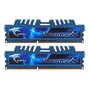 G.Skill 16GB Ripjaws X Kit de memoria de doble canal - azul (2x 8GB, DDR3 1600MHz, 1,5V, F3-1600C9D-16GXM, XMP Ready)