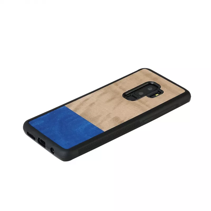 Funda para smartphone Man and Wood para Galaxy S9 Plus — taubenschwarz