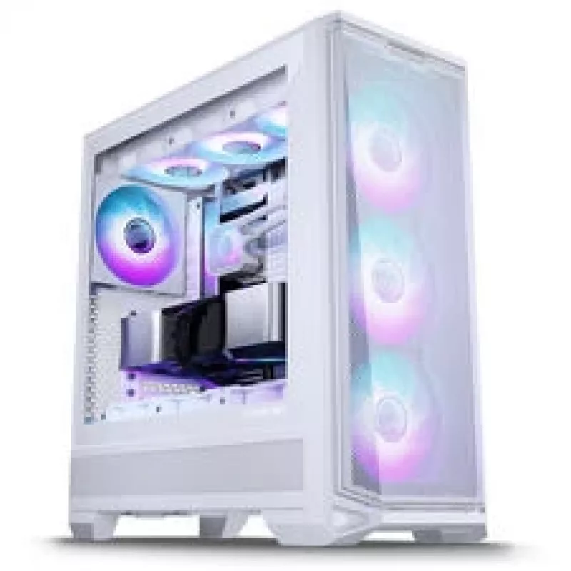 Caja de PC PHANTEKS Eclipse G400A + refrigeración líquida AiO Glacier M25 Gen2 - blanca