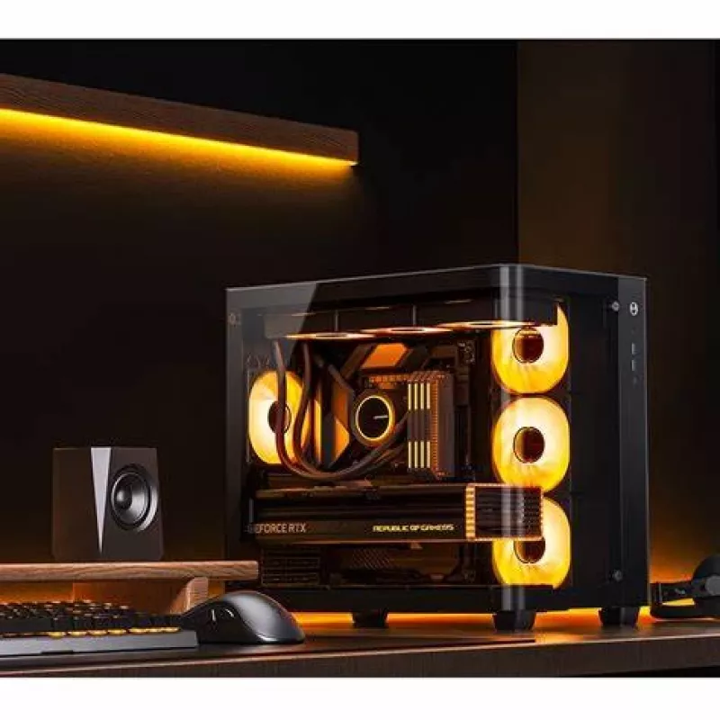 Caja de ordenador Jonsbo TK-3 ATX negra